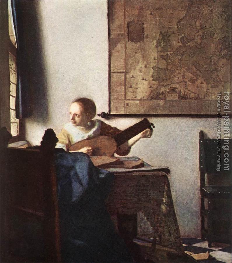 Jan Vermeer : Woman with a Lute near a Window